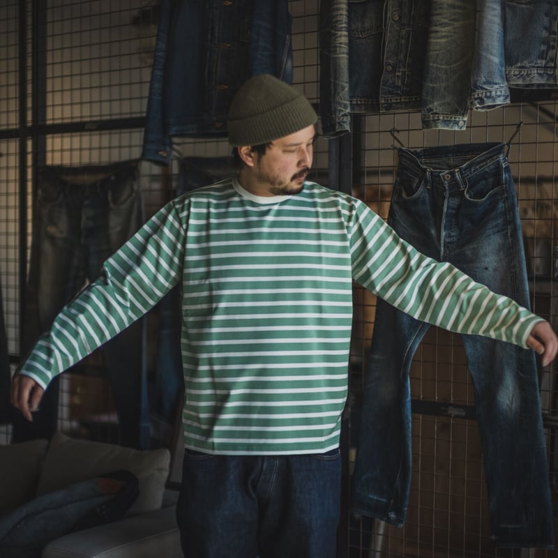 WORKERS/BORDER T 長袖 | TCB jeans WORKERS/BORDER T 長袖 | TCB jeans