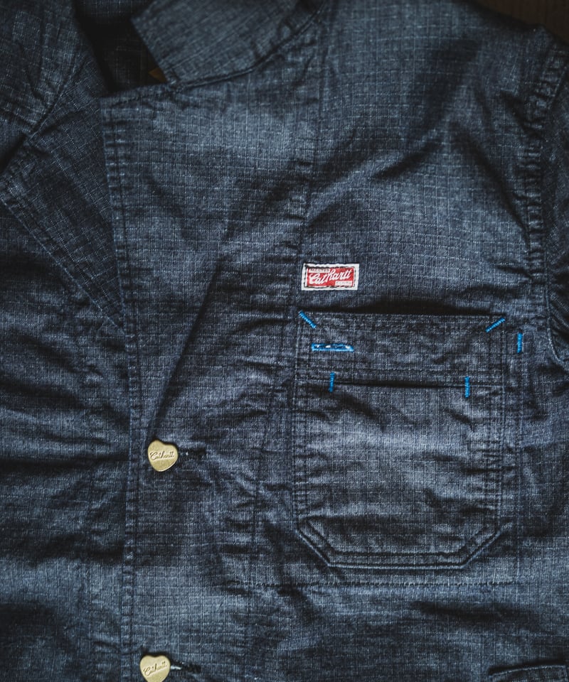 Cat A Log Traveller Coat Denim Ripstop | TCB j