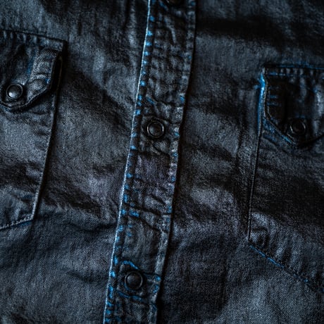 Midnight Cat Ranch Shirt