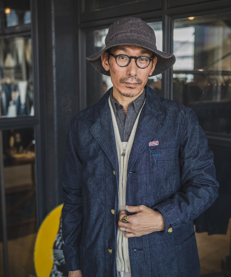 Cat A Log Traveller Coat Denim Ripstop | TCB j