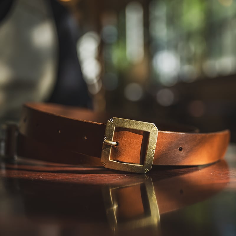 TCBジーンズ MOTO&TCB Collab Leather Belt SM TCBジーンズ MOTO&TCB Collab Leather Belt SM MOTOR×TCB | TCB