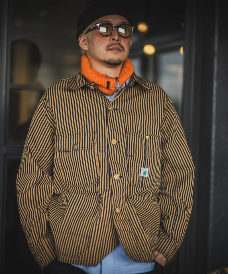Cat Head Jacket Brown Tabby Stripe | TCB jeans
