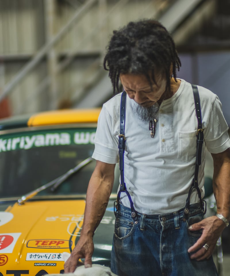 TCB Leather Suspenders | TCB jeans