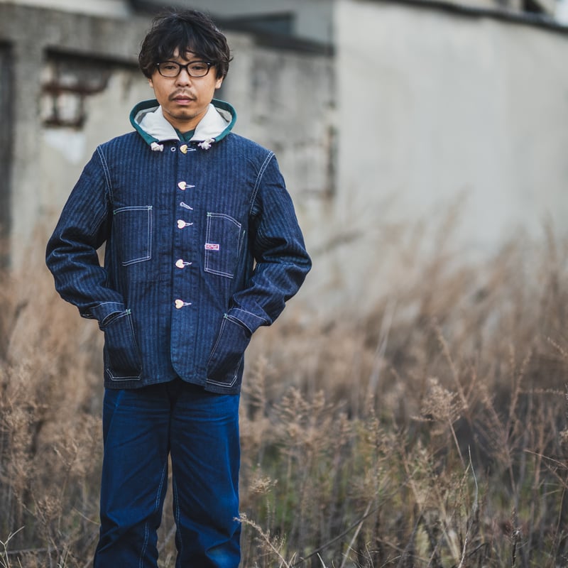 Cathartt Chore Coat Denim Herringbone | TCB jeans