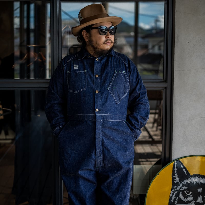 TCB JEANS Black Cat Crew Suit サイズ36 TCB jeans TCBジーンズ Black Cat Crew Suit ブラックキャットクルー