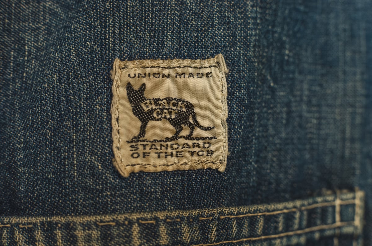 BLACK CAT JACKET Pin Check | TCB jeans