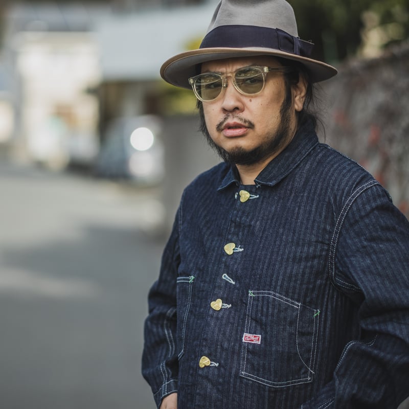 Cathartt Chore Coat Denim Herringbone | TCB jeans