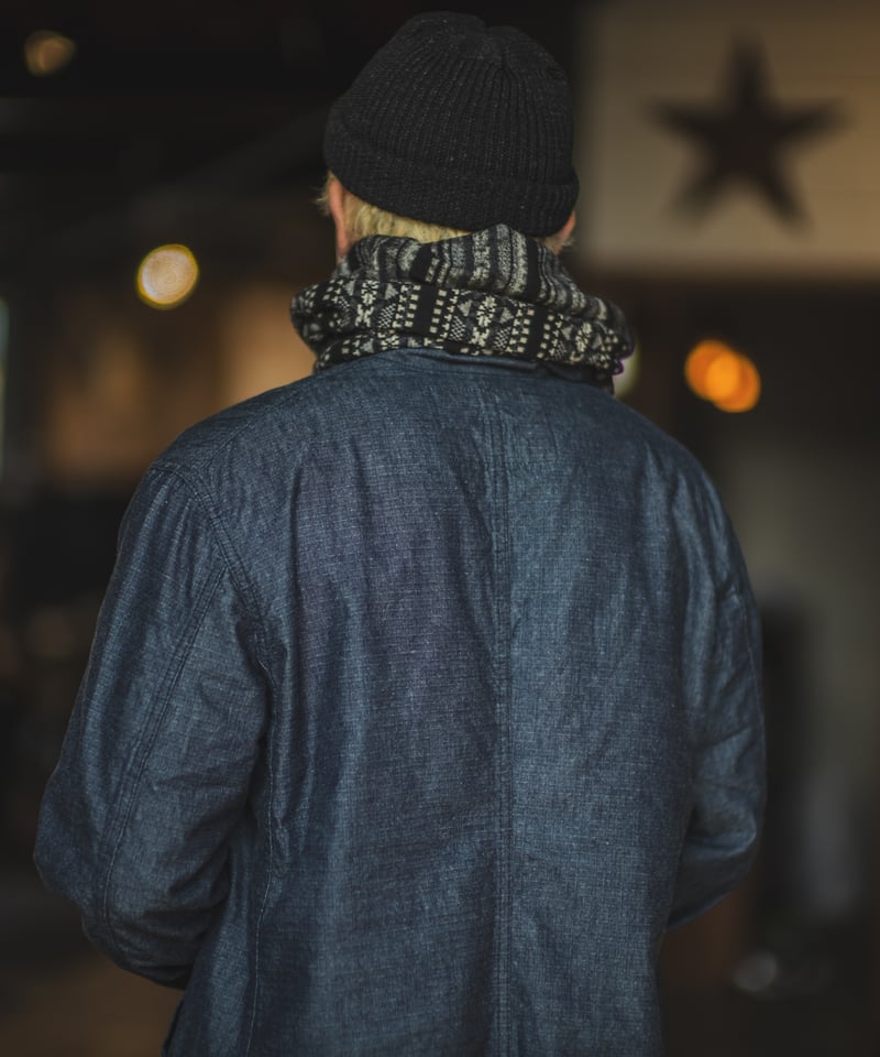 TCBJeans　Cathartt Traveller Coat 　サイズ36 Cat A Log Traveller Coat Denim Ripstop | TCB j