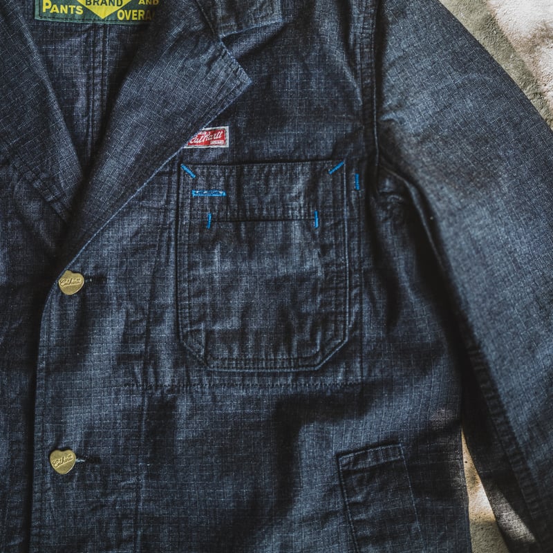 Cathartt Traveller Coat Denim Ripstop | TCB jeans
