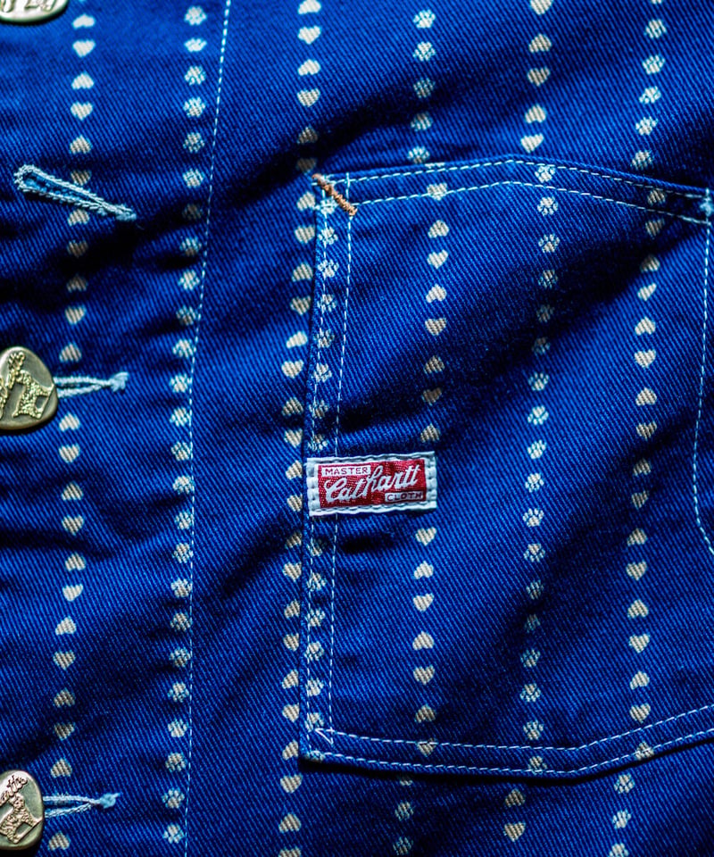 Cat A Log Chore Coat Paw Stripe | TCB jeans