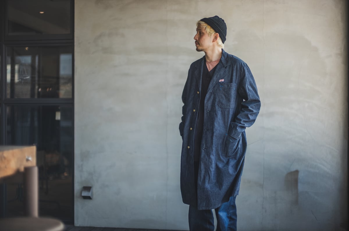 Cathartt Traveller Coat Denim Ripstop | TCB jeans