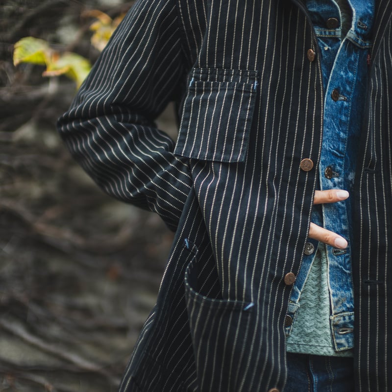 Tabby's Coat Black Wabash | TCB jeans