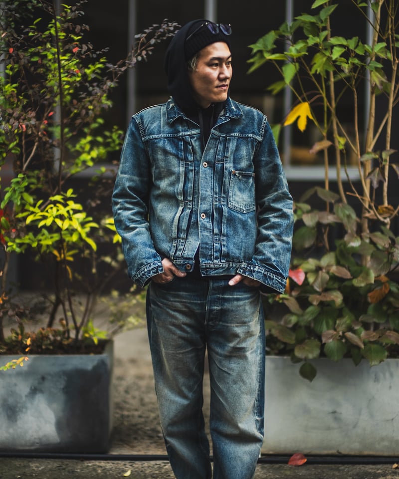 Fat Cats Records】Faded S40's Jeans 14oz | TCB