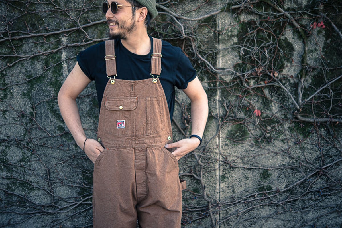 TCBジーンズ Wrecking Crew Pants 10oz ブラウンデニム