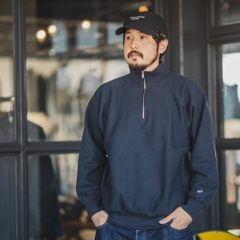 WORKERS Trico Tag Half Zip Sweat | TCB jeans