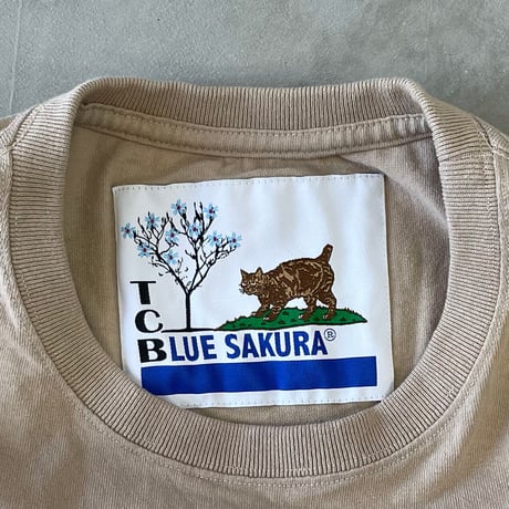 TCB×Blue Sakura Collaboration T-shirt "Logo"