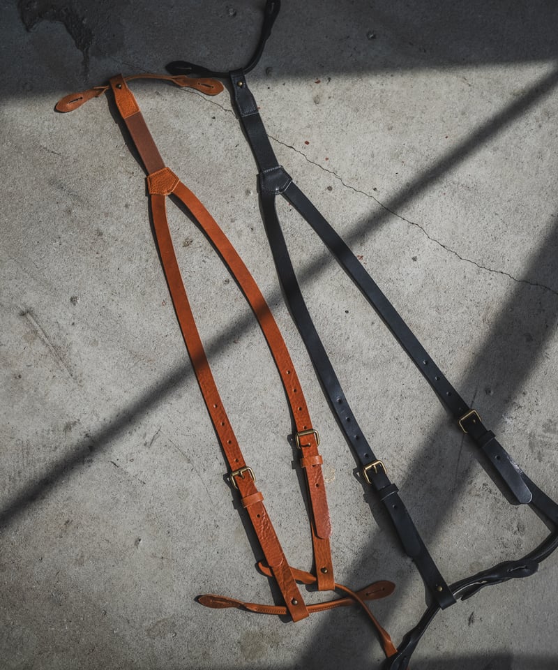 TCB Leather Suspenders | TCB jeans
