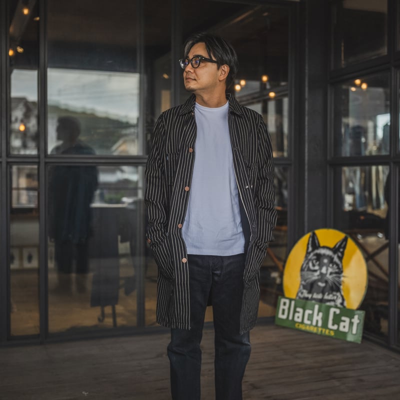 Tabby's Coat Black Wabash | TCB jeans