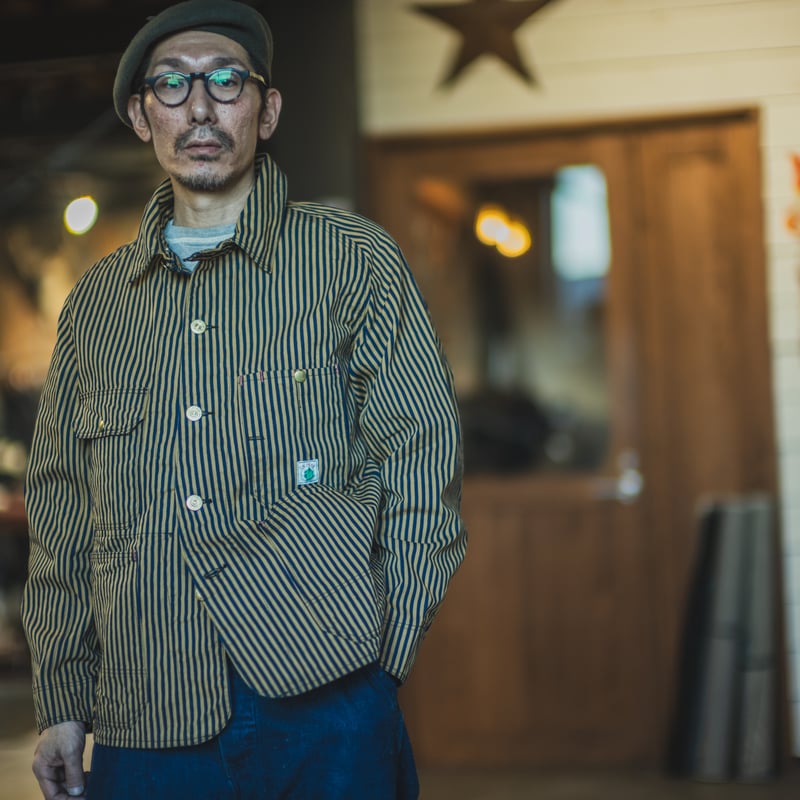 Cat Head Jacket Brown Tabby Stripe | TCB jeans