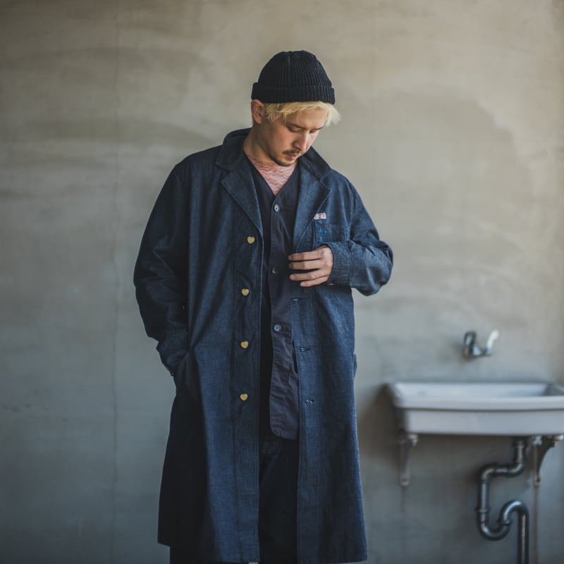 Cathartt Traveller Coat Denim Ripstop | TCB jeans