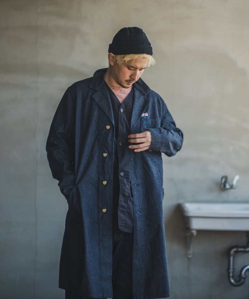 Cat A Log Traveller Coat Denim Ripstop | TCB j