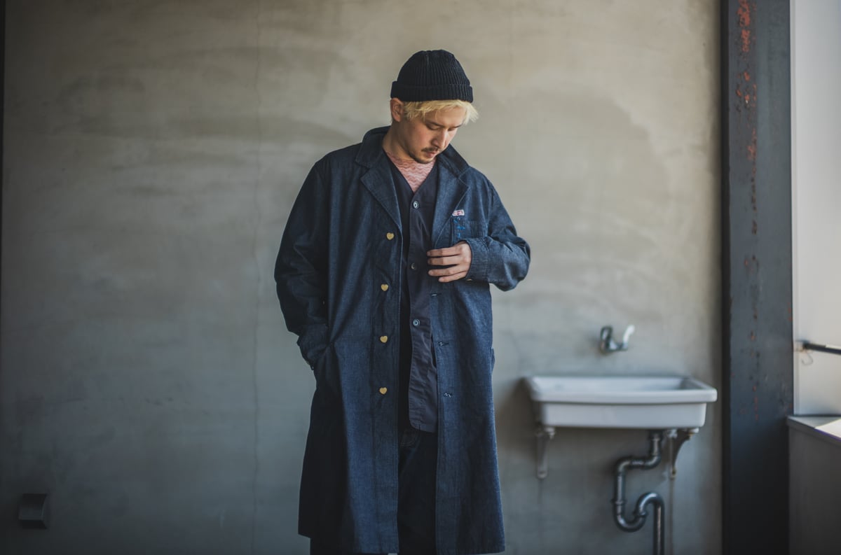 Cathartt Traveller Coat Denim Ripstop | TCB jeans