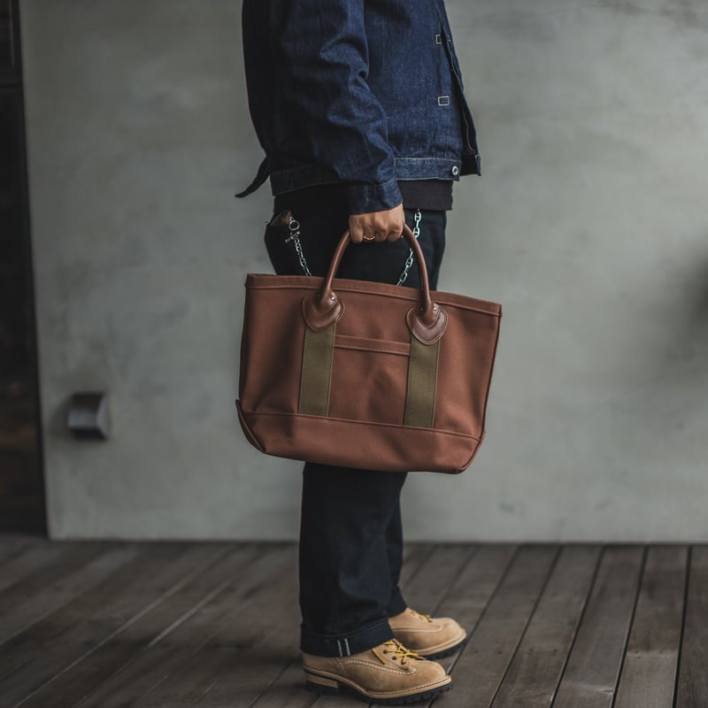 バッグ Workers Leather Handle Tote Bag Navy WORKERS: Leather Handle Tote Bag M | TCB jeans