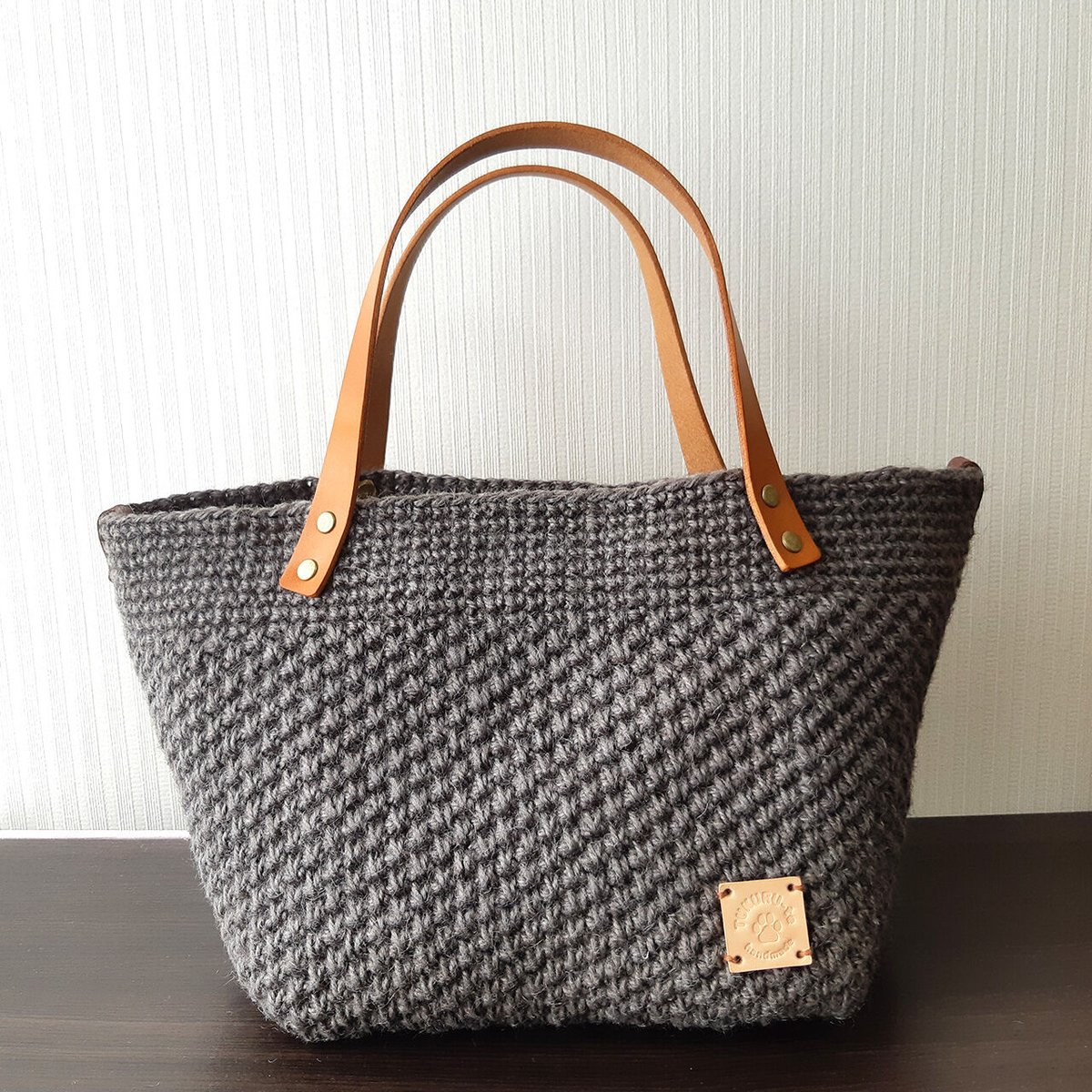 Tonton様用ハンドメイド麻ひも大きめバック 麻紐バッグ☆麻バッグ 編み物 麻紐 トートバッグ ハンドメイド