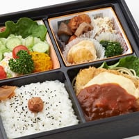 ハンバーグチーズカツレツ弁当