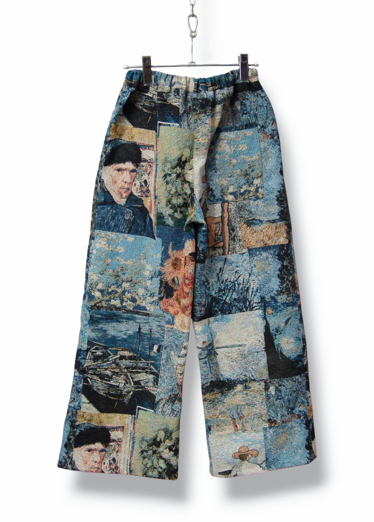 ゴッホ絵画デザイン　ゴブラン織りワイドパンツ fit=scale-down,w=1200