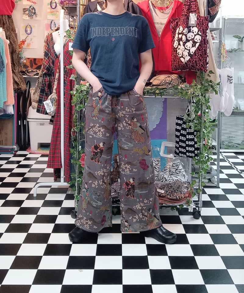 極美品✨ Sov. オリジナル幾何柄プリントパンツ　23SS　近年　ワイド　36 DOUBLE STANDARD CLOTHING（ダブルスタンダードクロージング）の「Sov