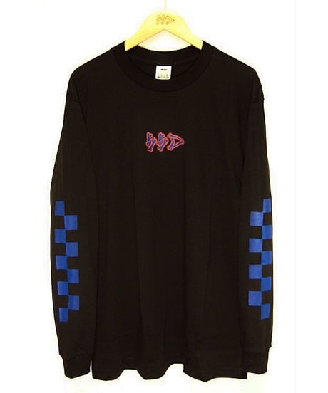 SSD bones×checker long sleeveT