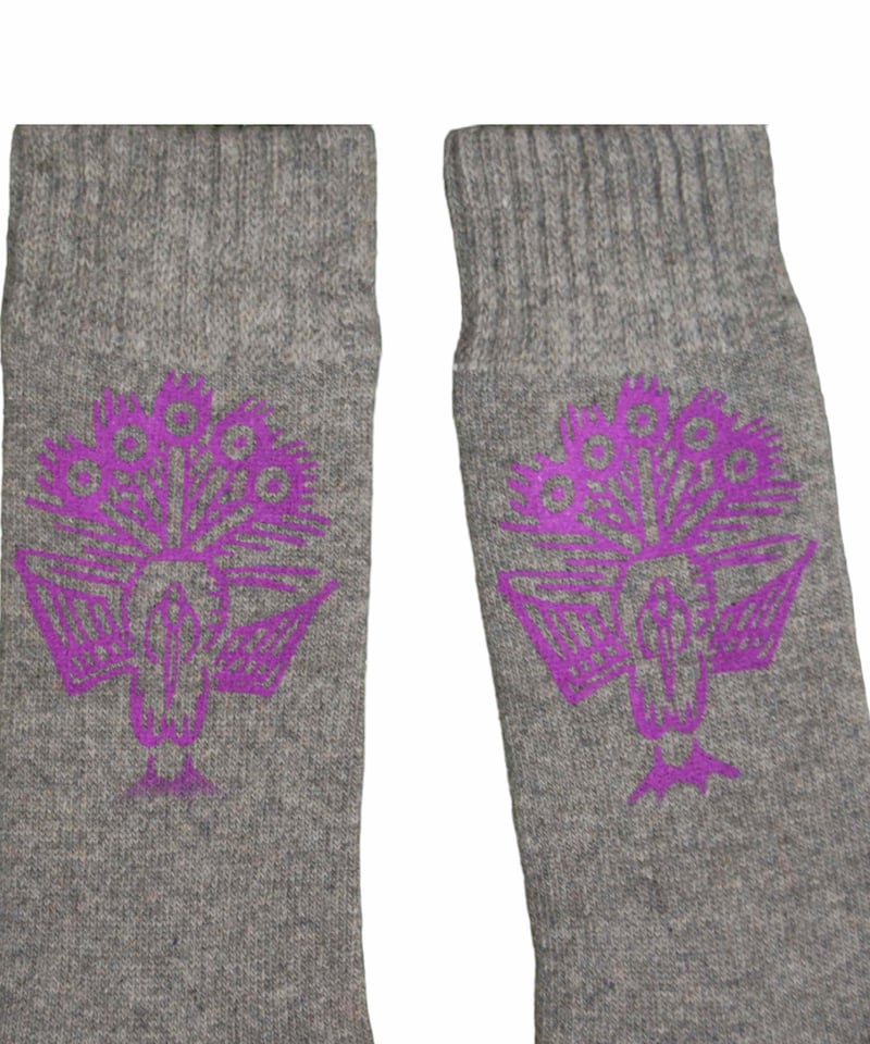 裏起毛／麻雀 プリントソックス | SWIVEL SLUM DIVE