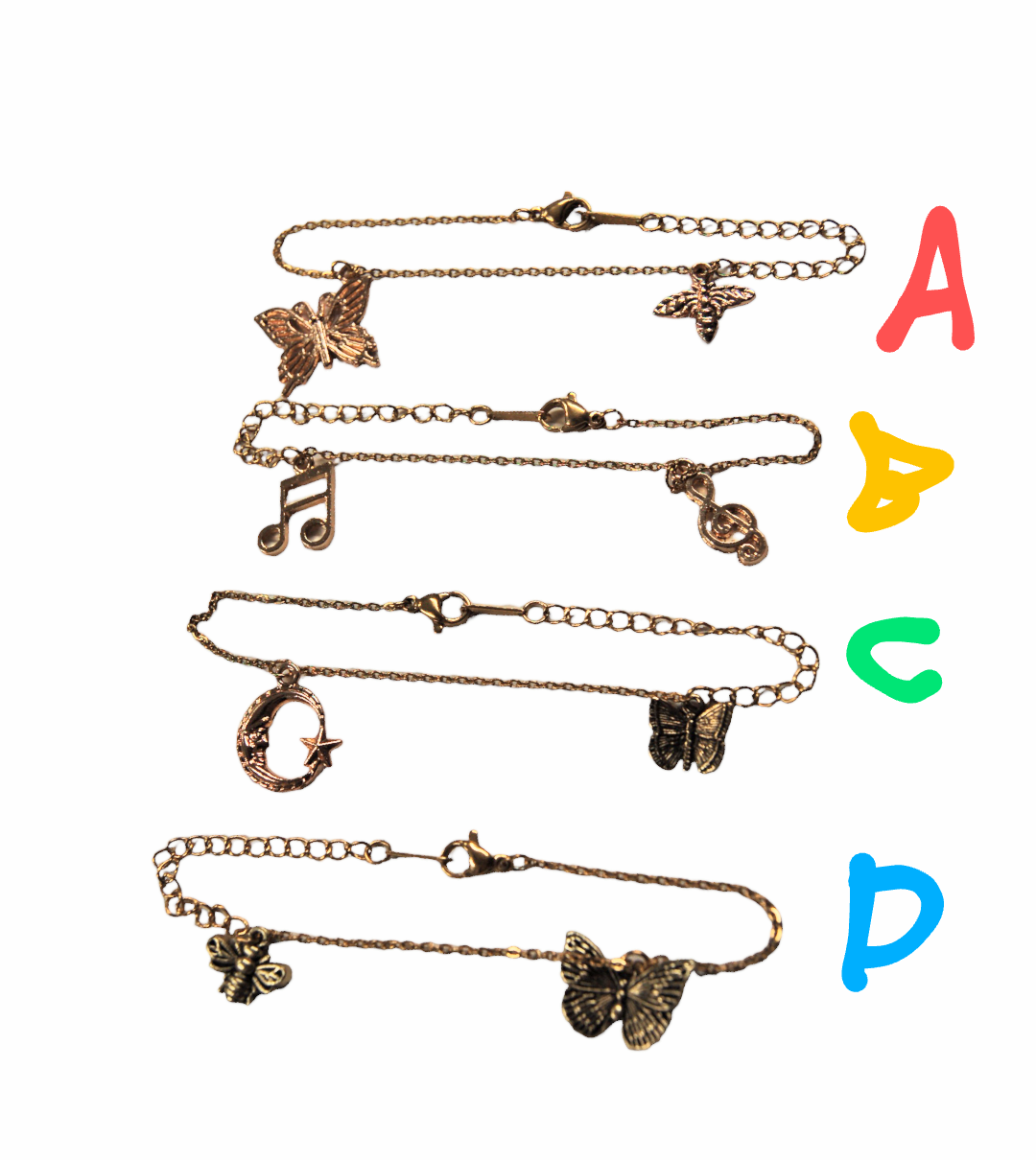 チャームブレスレット:ゴールド | SWIVEL SLUM DIVE