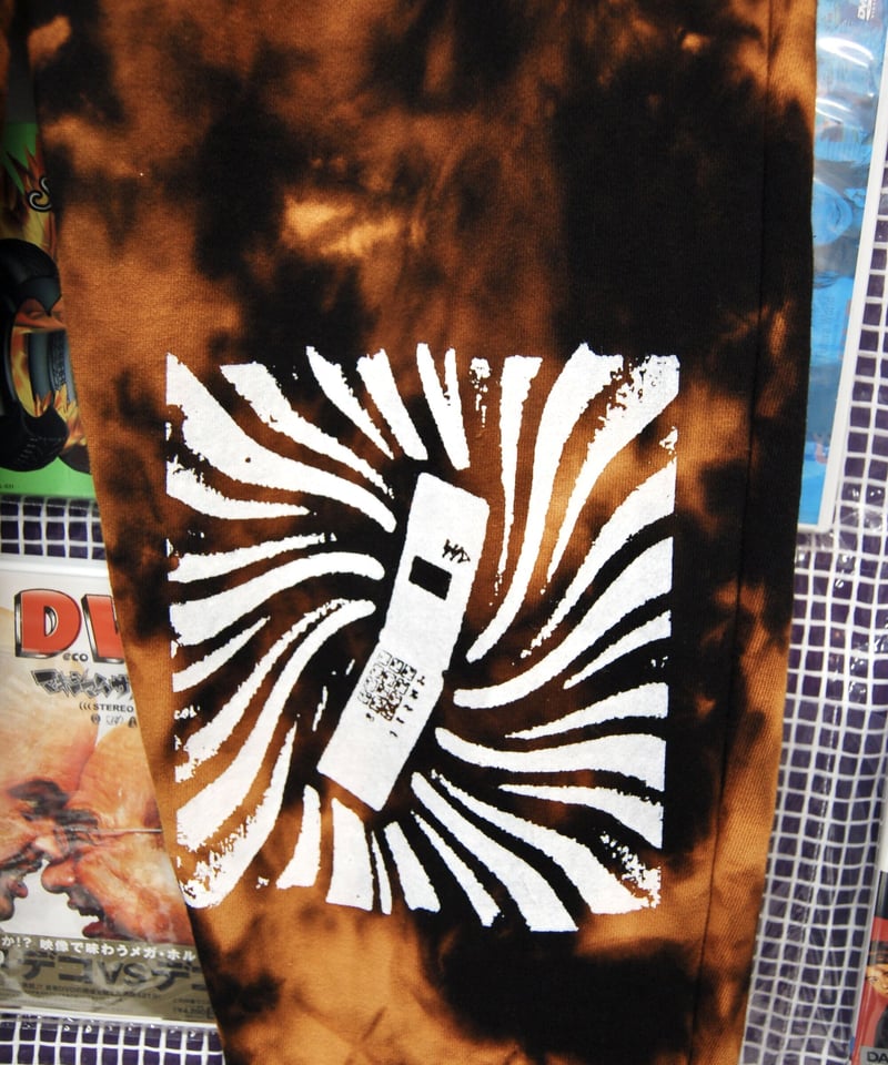 ssd mova phone タイダイブリーチ染め スウェットパンツ