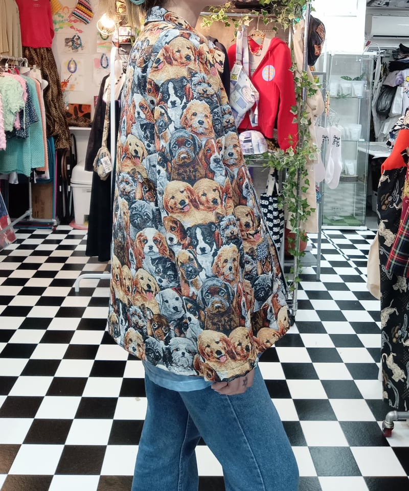 SSD犬柄 ゴブラン織り ジャケット | SWIVEL SLUM DIVE