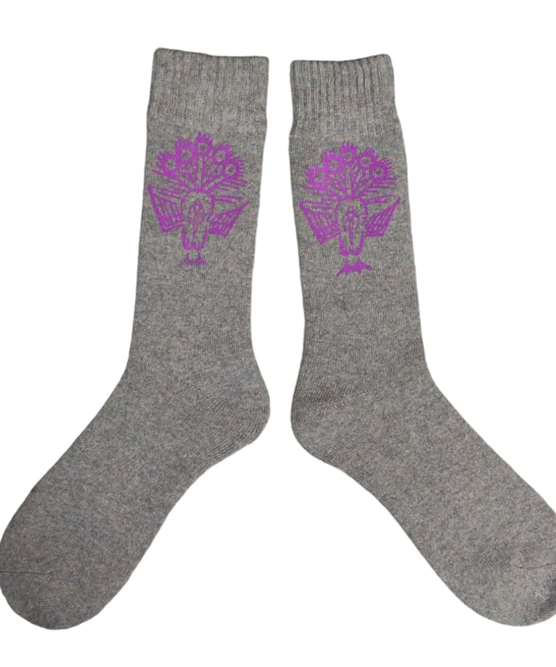 裏起毛／麻雀 プリントソックス | SWIVEL SLUM DIVE