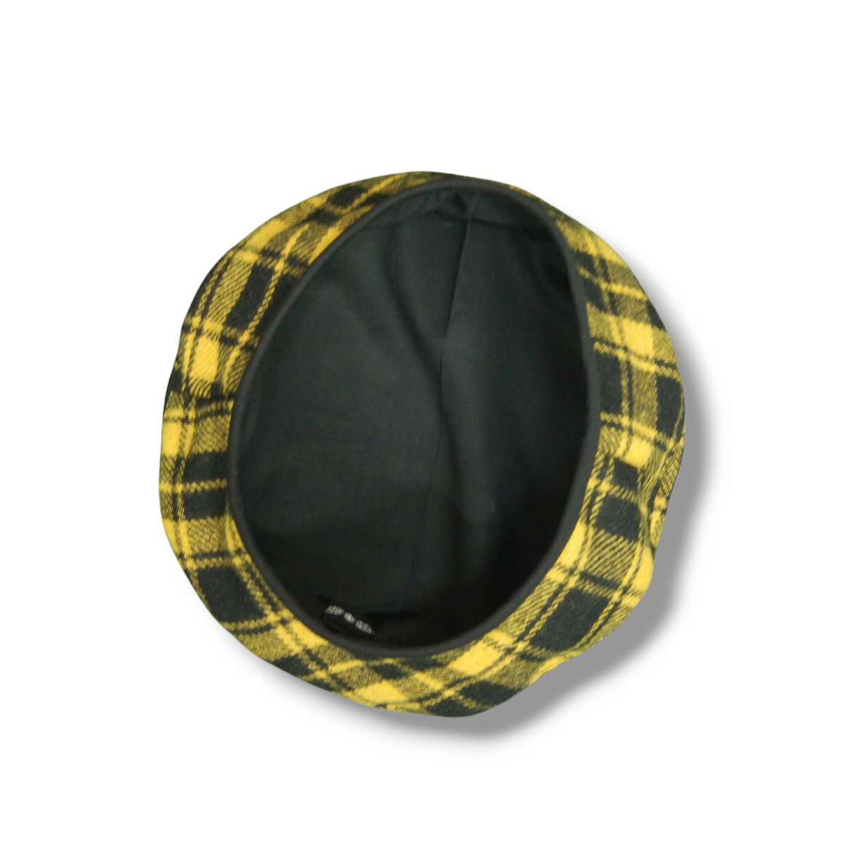 ウールブレンド タータンチェック ベレー帽:yellow | SWIVEL