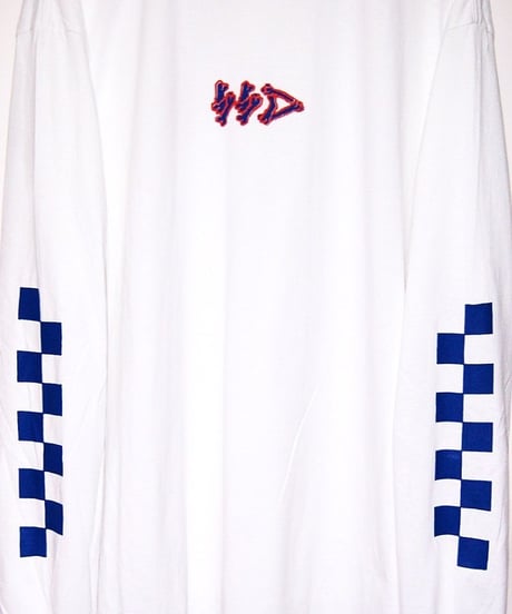 SSD bones×checker long sleeveT