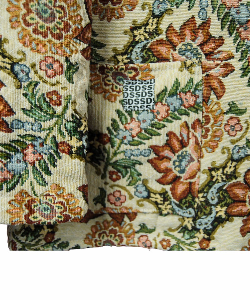 花柄ゴブラン織り ノーカラージャケット | SWIVEL SLUM DIVE