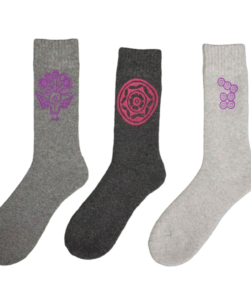 裏起毛／麻雀 プリントソックス | SWIVEL SLUM DIVE