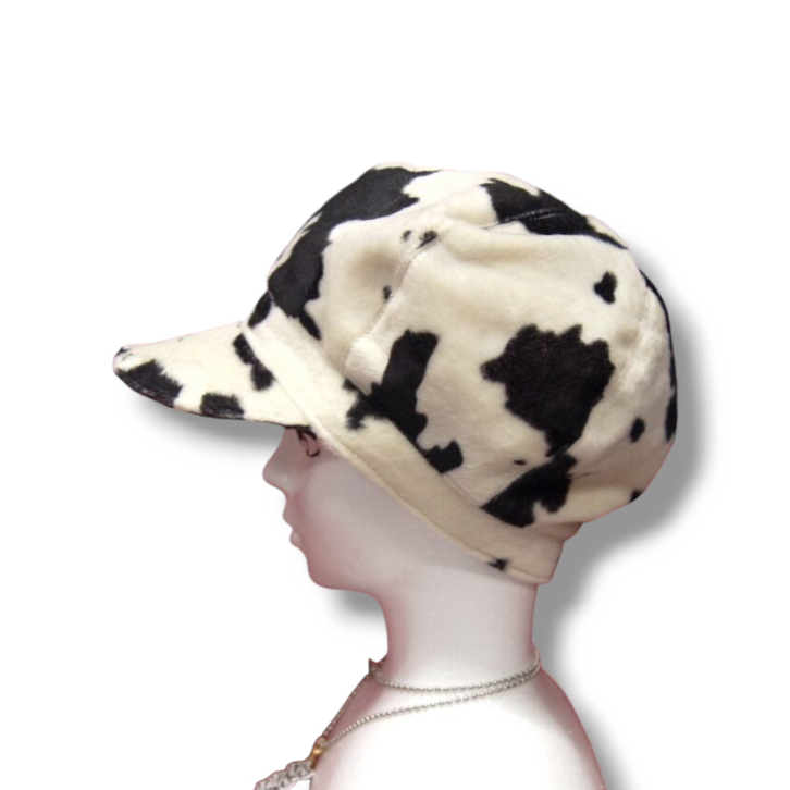 牛柄フェイクファーキャスケット | SWIVEL SLUM DIVE