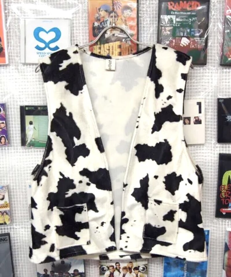 ニット×ファーベストヒョウ柄 (COMME des GARCONS HOMME PLUS ニット×ファーベストヒョウ柄 (COMME des GARCONS HOMME PLUS