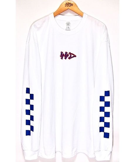 SSD bones×checker long sleeveT