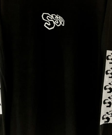 SSDロゴ　long sleeveT/ブラック