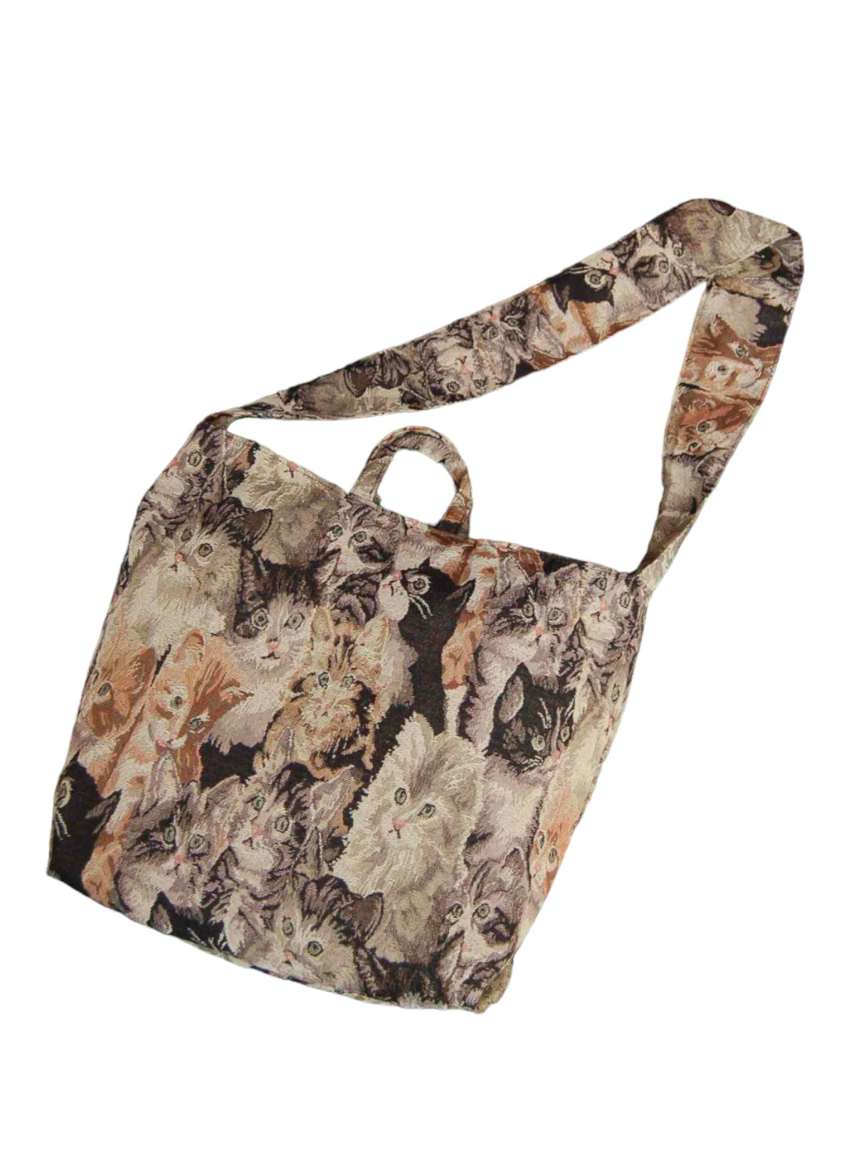 猫柄ゴブラン織 ワンショルダートートバッグ | SWIVEL SLUM DIVE