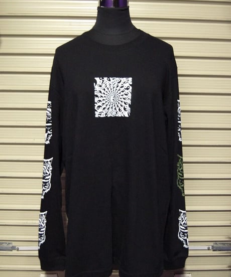 陰陽SSD×猫猫猫　long  sleeve  T shirt:black