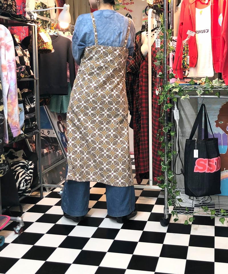 Shang Pin ワンピース　キャミソールワンピース　柄ワンピース HUG.U ワンピース 柄 ロング ワンピ キャミワンピ レディース