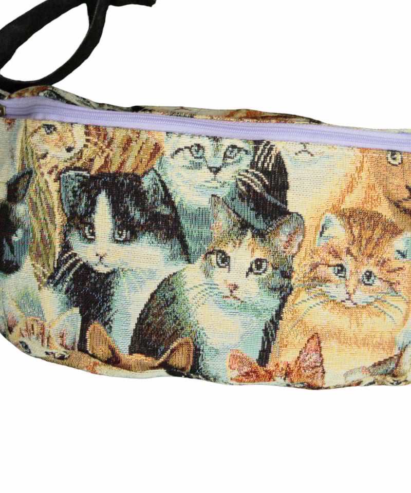 猫柄(コブラん織)小椅子　アメリカ製 猫柄(コブラん織)小椅子 アメリカ製