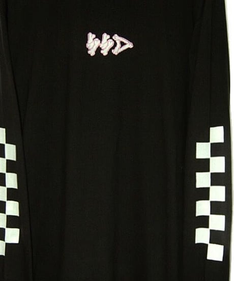 SSD bones×checker long sleeveT